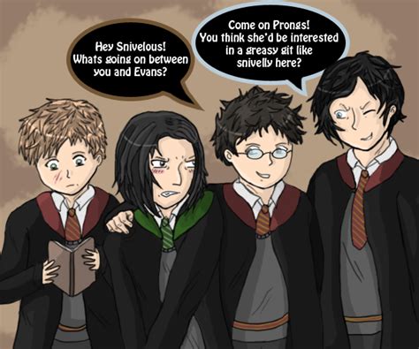 Snape, without turning around, grunted and waved a hand. . Severus snape marauders era fanfiction